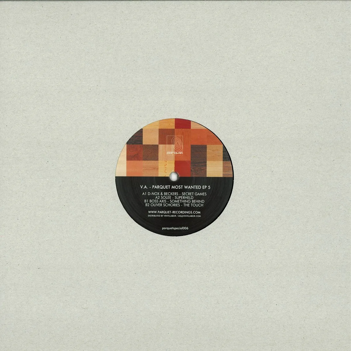 Back cover — Various — Parquet Most Wanted Ep 5