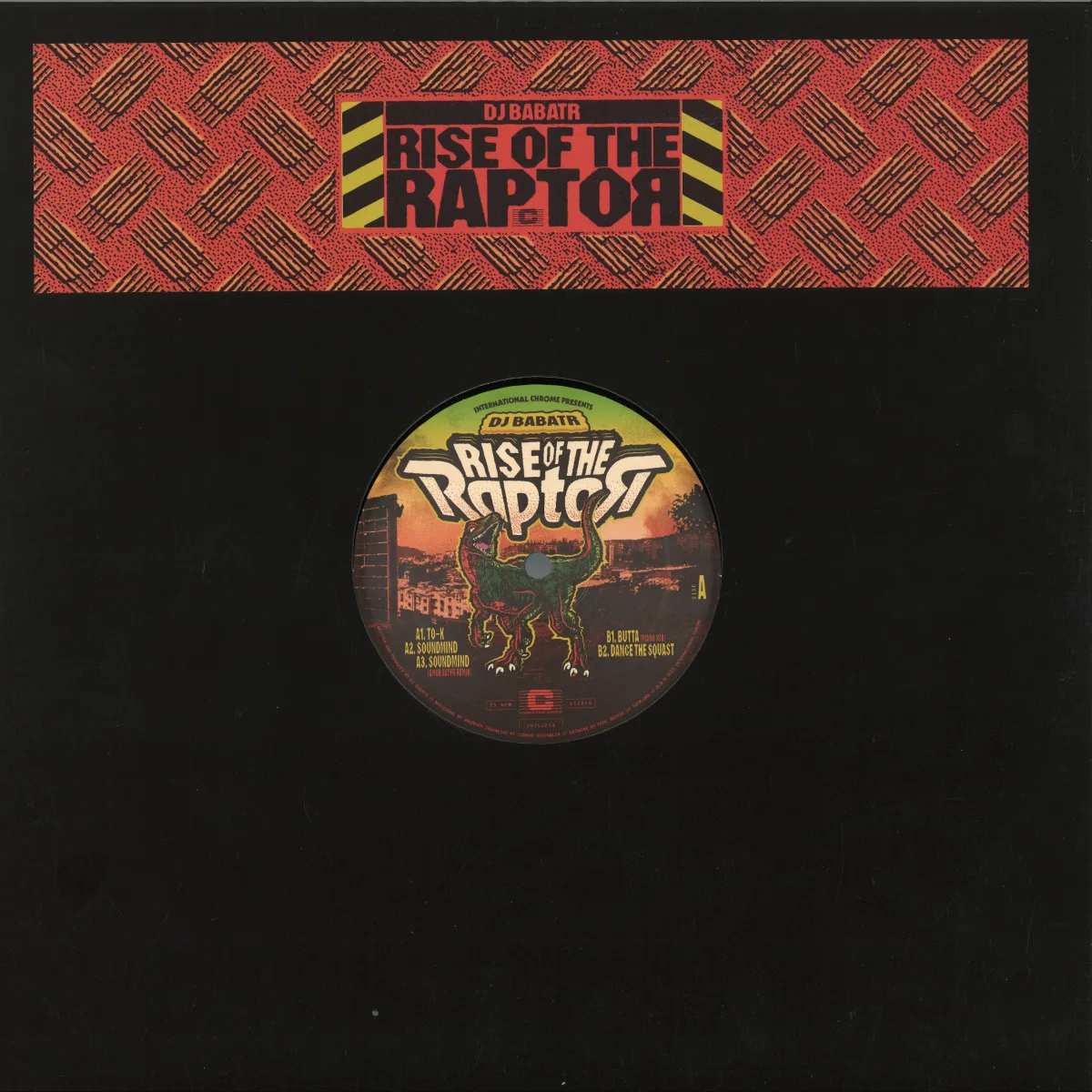Front cover — Dj Babatr — Rise of the Raptor