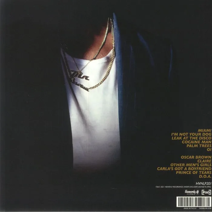 Back cover — Baxter DURY — Mr Maserati: Best Of Baxter Dury 2001-2021