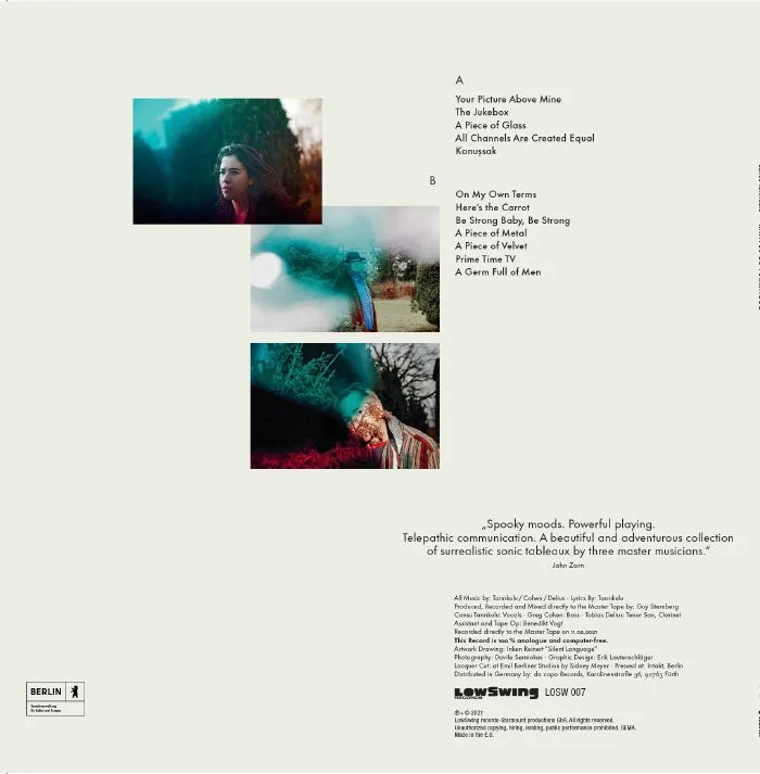 Back cover — Cansu TANRIKUL — Kantoj De Fermiteco