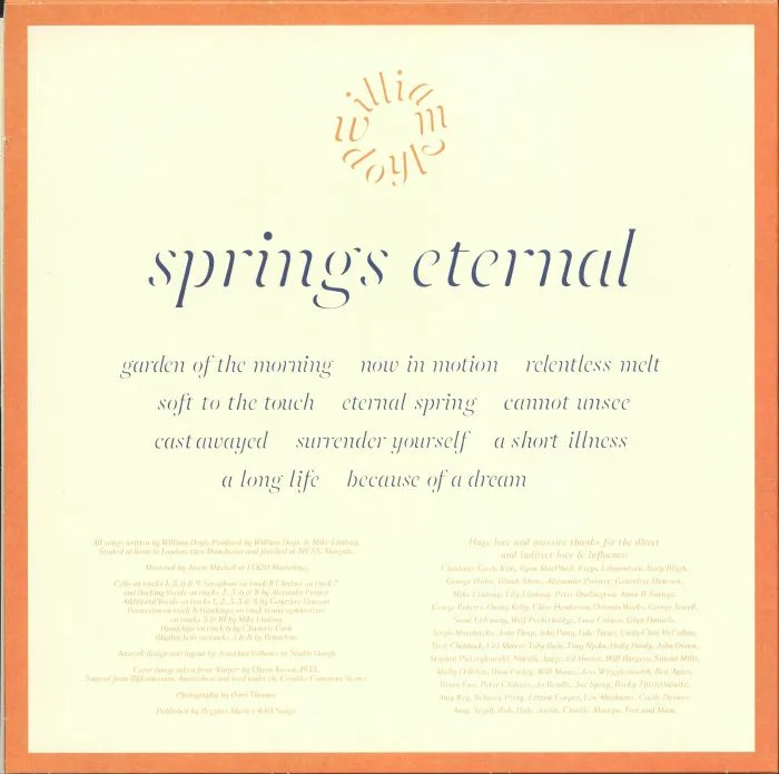 Back cover — William DOYLE — Springs Eternal