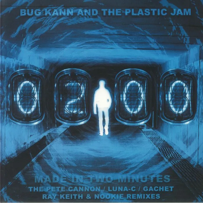 Front cover — BUG KANN & THE PLASTIC JAM — Made In Two Minutes (remixes)