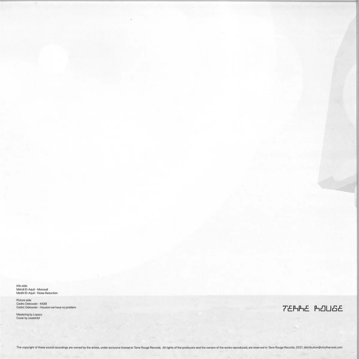 Back cover — Cedric Dekowski X Mehdi El-Aquil — Terre Rouge EP