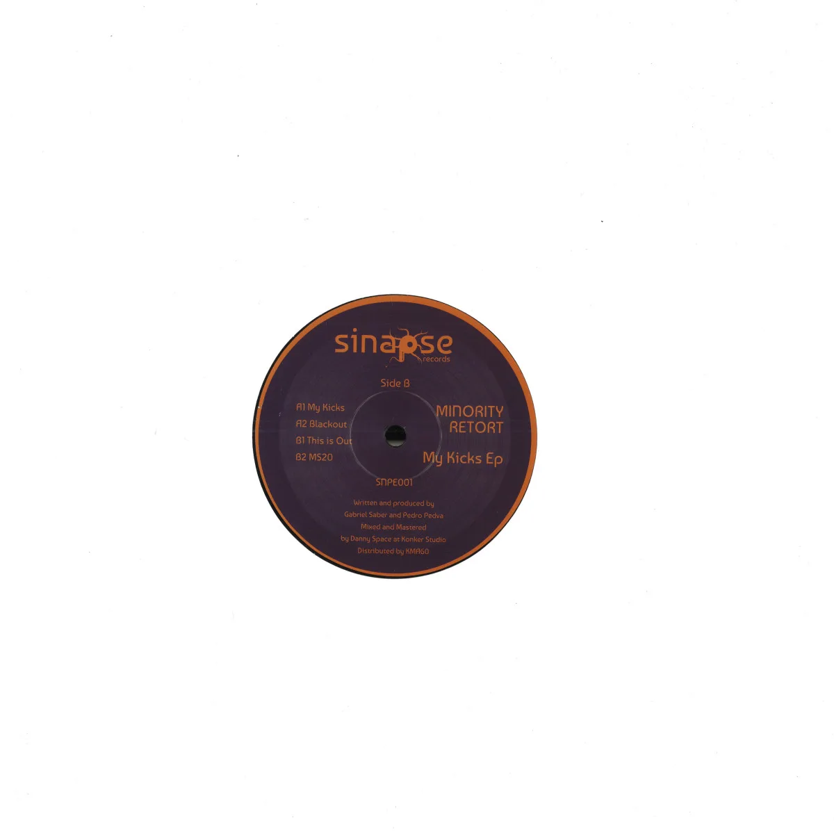 Обратная сторона обложки — Minority Retort — My Kicks EP