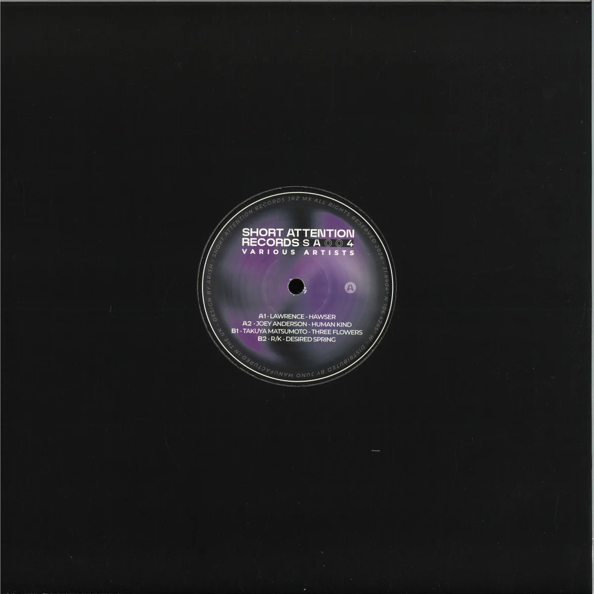 Back cover — Various — SA 004
