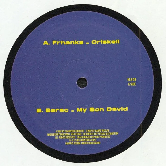 Лицевая сторона обложки — FRHANKS / BARAC — Criskell / My Son David