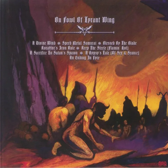 Back cover — BUTCHER — On Fowl Of Tyrant Wing