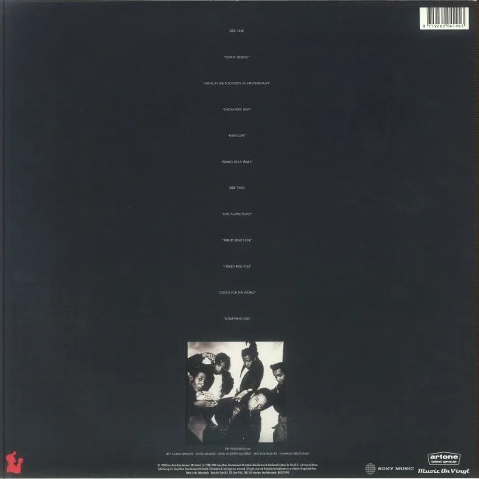 Back cover — PASADENAS — To Whom It May Concern