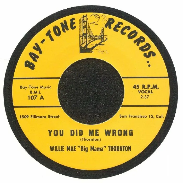 Обратная сторона обложки — Willie Mae BIG MAMA THORNTON / BABY CALLOWAY — You Did Me Wrong