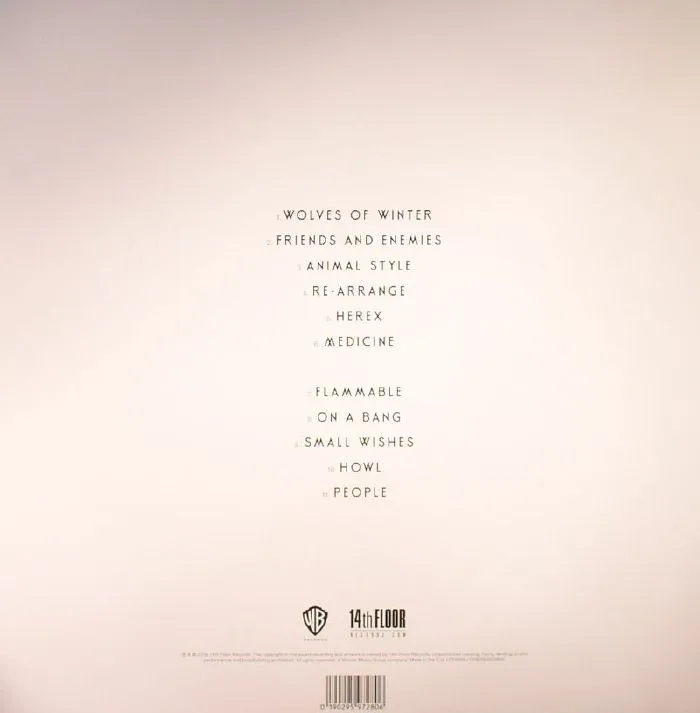 Back cover — BIFFY CLYRO — Ellipsis