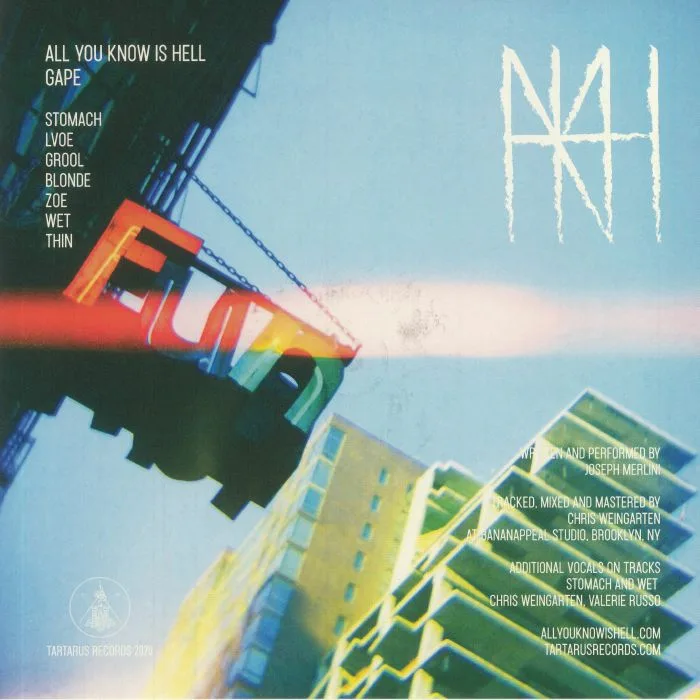 Back cover — ALL YOU KNOW IS HELL — Gape