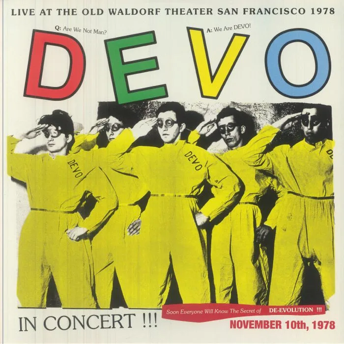 DEVO — Live At The Old Waldorf San Francisco 1978