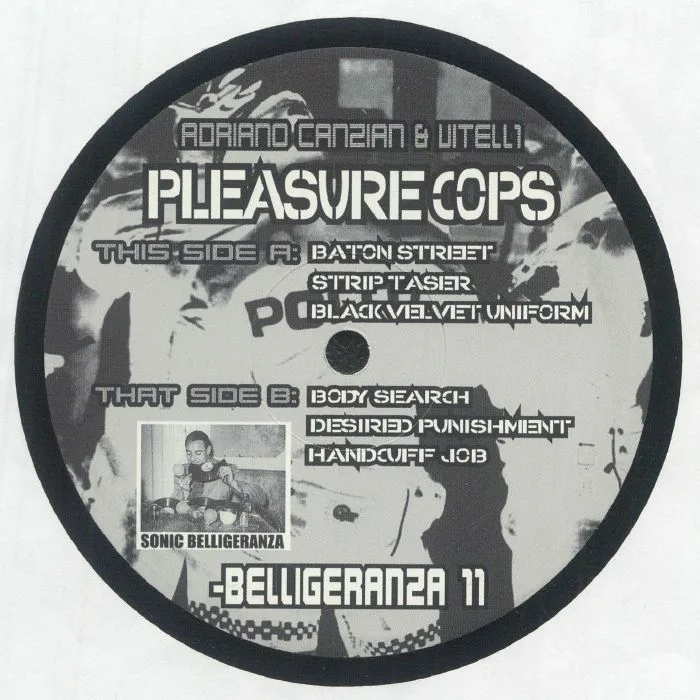 Лицевая сторона обложки — Adriano CANZIAN / VITELL1 — Pleasure Cops EP