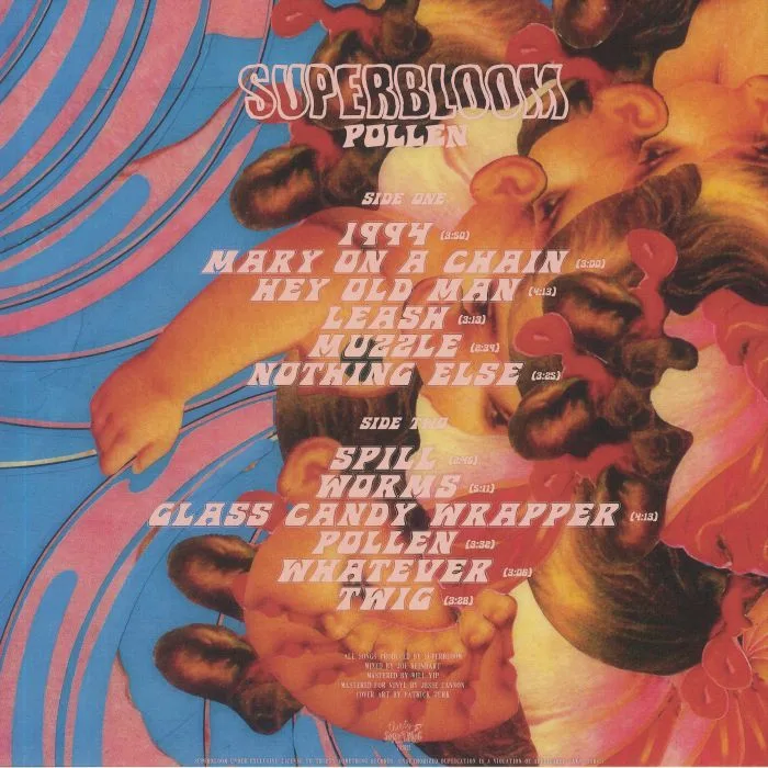 Back cover — SUPERBLOOM — Pollen