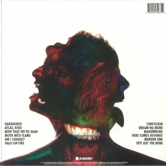 Обратная сторона обложки — METALLICA — Hardwired To Self Destruct (reissue)