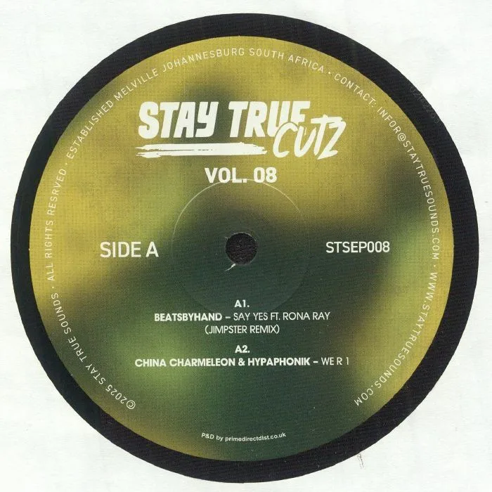 Front cover — BEATSBYHAND / CHINA CHARMELEON / HYPAPHONIK / CRACKAZAT — Stay True Cutz Vol 8