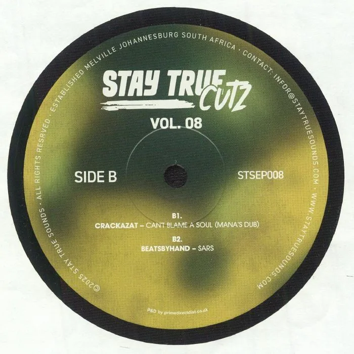 Back cover — BEATSBYHAND / CHINA CHARMELEON / HYPAPHONIK / CRACKAZAT — Stay True Cutz Vol 8