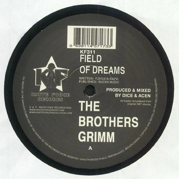 Лицевая сторона обложки — The BROTHERS GRIMM — Field Of Dreams