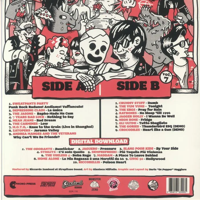 Back cover — VARIOUS — Punk Rock Raduno Vol 7