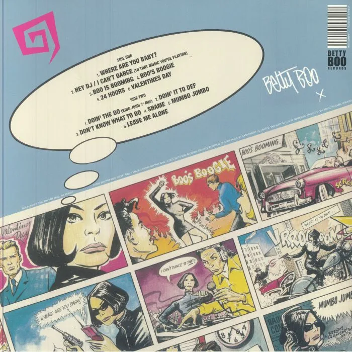 Back cover — BETTY BOO — Boomania