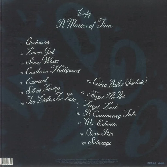 Back cover — LAUFEY — A Matter Of Time