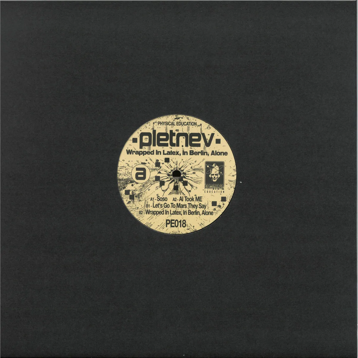 Back cover — Pletnev — Wrapped in Latex, in Berlin, Alone