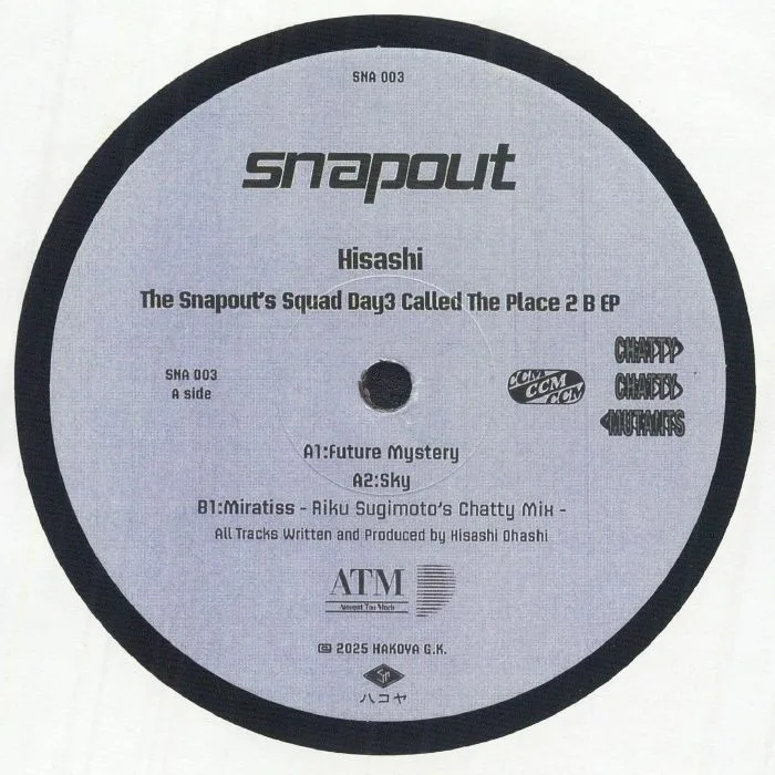 Front cover — HISASHI — The Snapout's Squad Day3 Called The Place 2 B EP