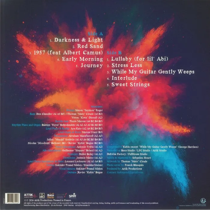 Back cover — KUBIX — Music Activist