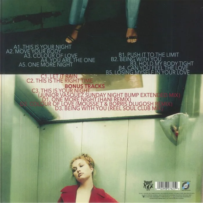 Back cover — AMBER — This Is Your Night (30th Anniversary Edition)