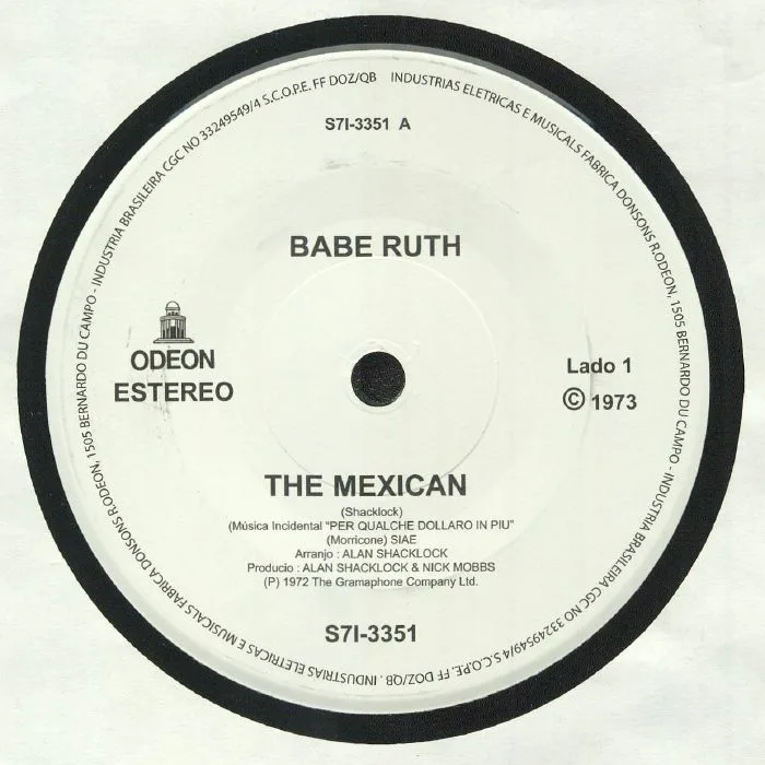 BABE RUTH — The Mexican (reissue)