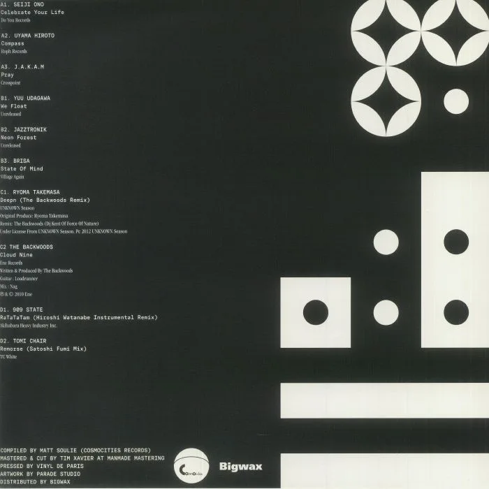 Обратная сторона обложки — VARIOUS — Denshi Ongaku No Bigaku: The Aesthetics Of Japanese Electronic Music Vol 2