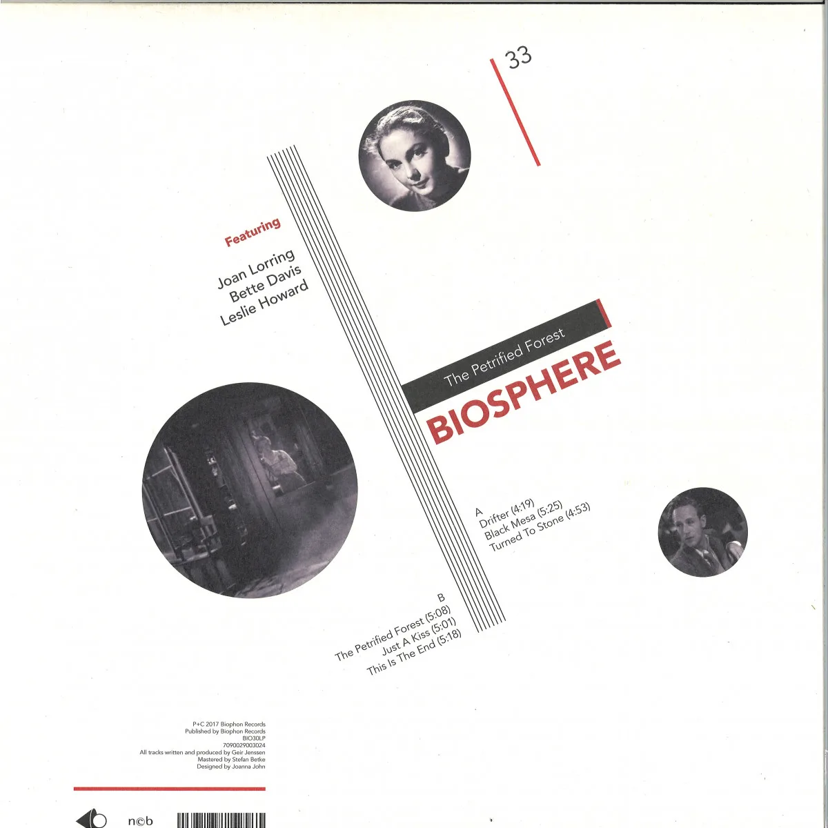 Обратная сторона обложки — Biosphere — The Petrified Forest EP