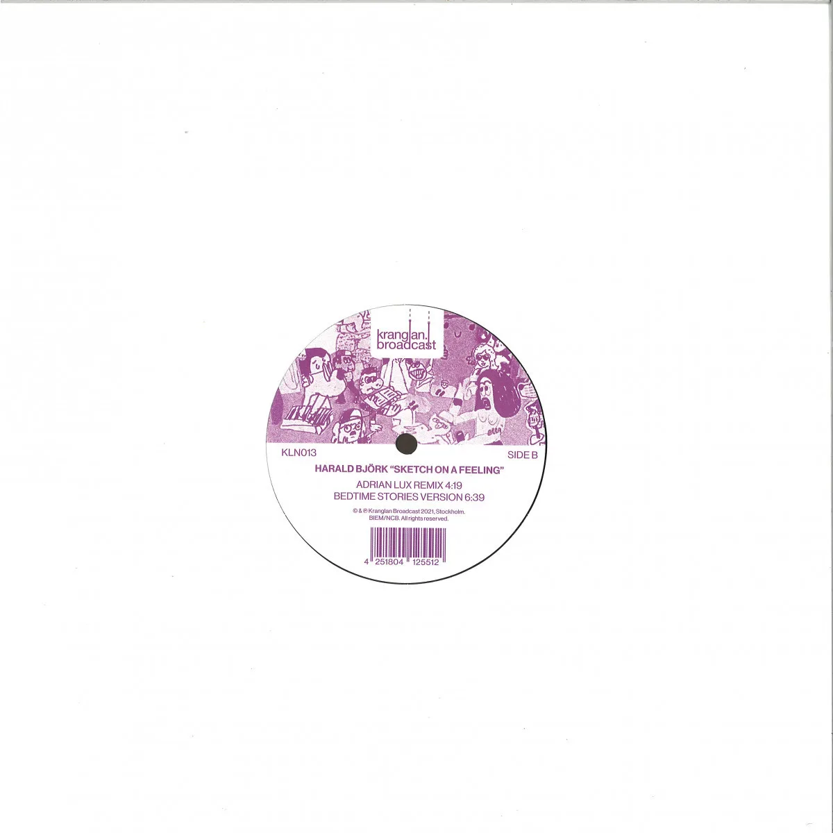 Back cover — Harald Björk — Sketch On A Feeling