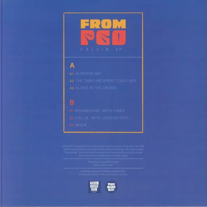 Back cover — FROM P60 — Fallin EP