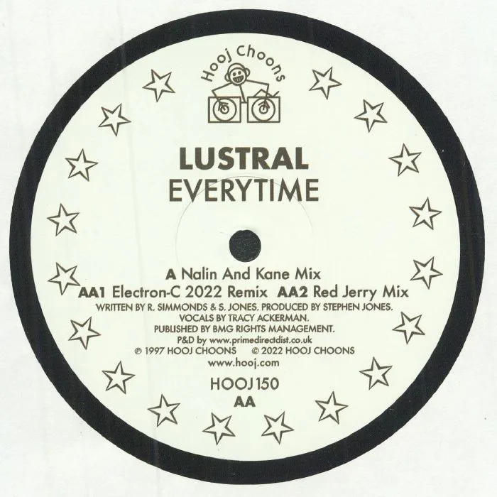 Back cover — LUSTRAL — Everytime (reissue)