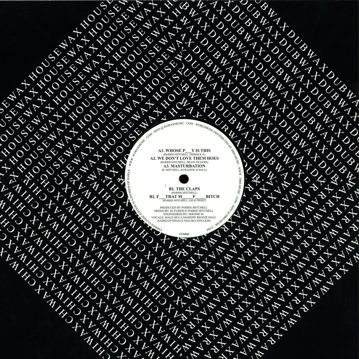 Back cover — Parris Mitchell — Traxx