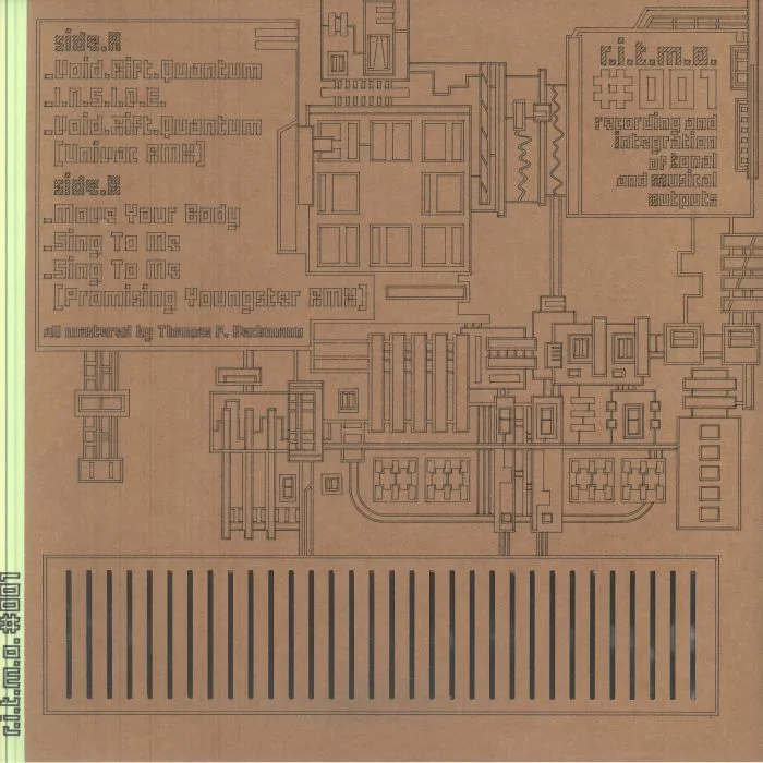 Back cover — WHITE SOLAR DOG — Void Rift Quantum EP