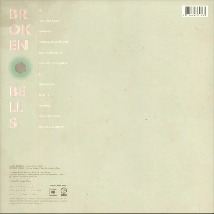 Back cover — BROKEN BELLS — Broken Bells