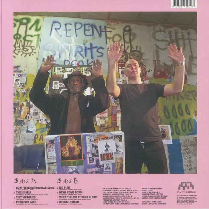 Back cover — Peter HARRIS / FRITZ CATLIN / LEE SCRATCH PERRY — Mercy