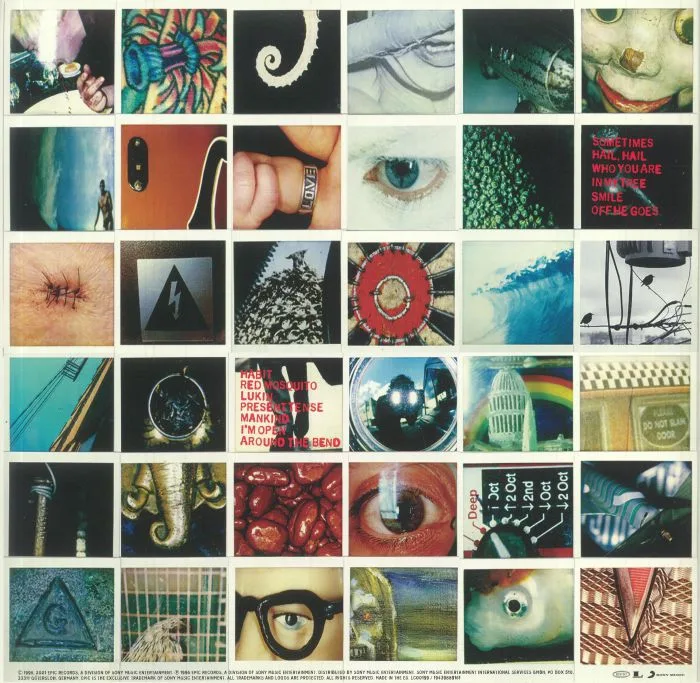 Back cover — PEARL JAM — No Code (25th Anniversary Edition)