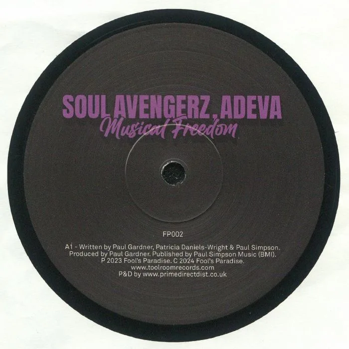 Лицевая сторона обложки — SOUL AVENGERZ / ADEVA / SEBB JUNIOR — Fool's Paradise Sampler Vol 2