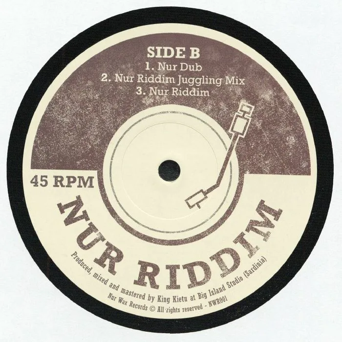 Back cover — LONGFINGAH / DAHVID SLUR / SHAKAROOT / KING KIETU — Nur Riddim