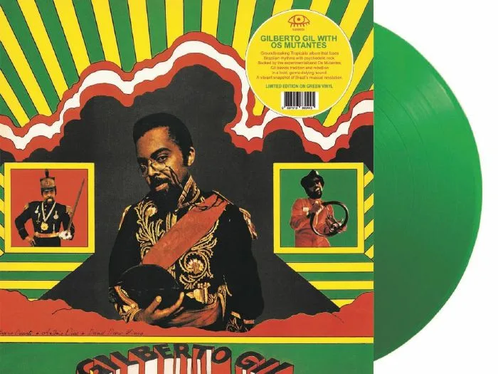 Лицевая сторона обложки — Gilberto GIL with OS MUTANTES — Gilberto Gil With Os Mutantes (reissue)