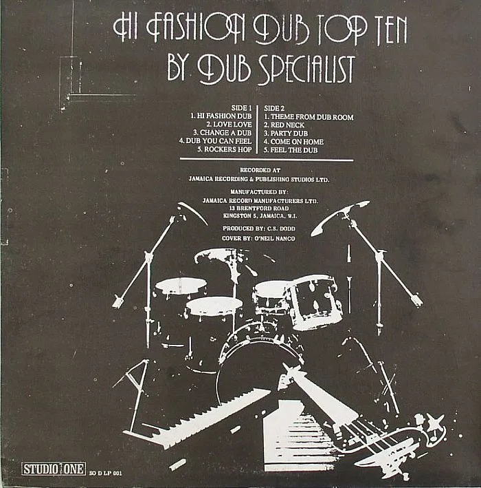 Back cover — DUB SPECIALIST — Hi Fashion Dub Top Ten