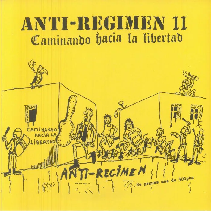 Back cover — ANTI REGIMEN — Demos 86 / 87