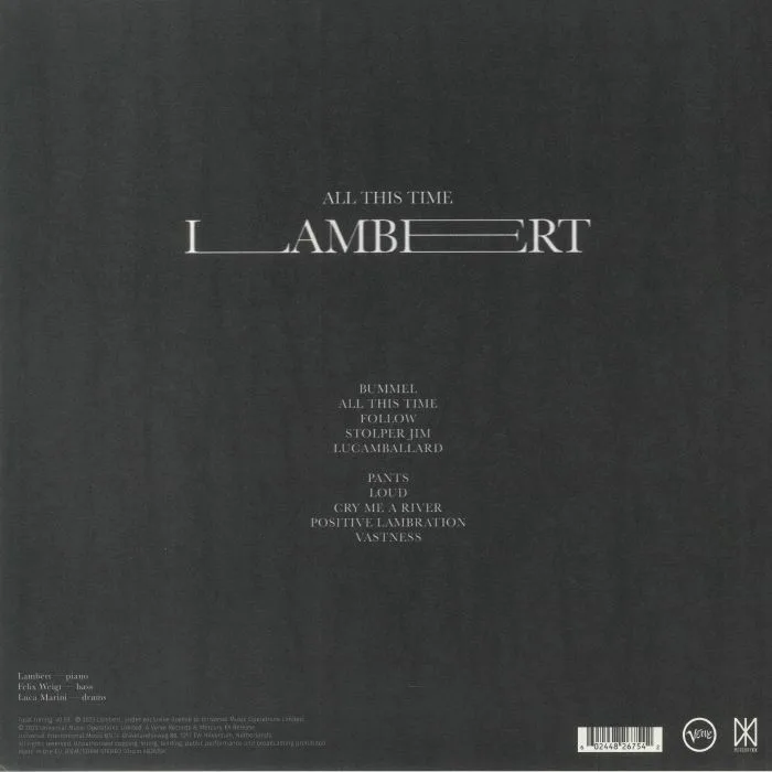 Обратная сторона обложки — LAMBERT — All This Time (B-STOCK)