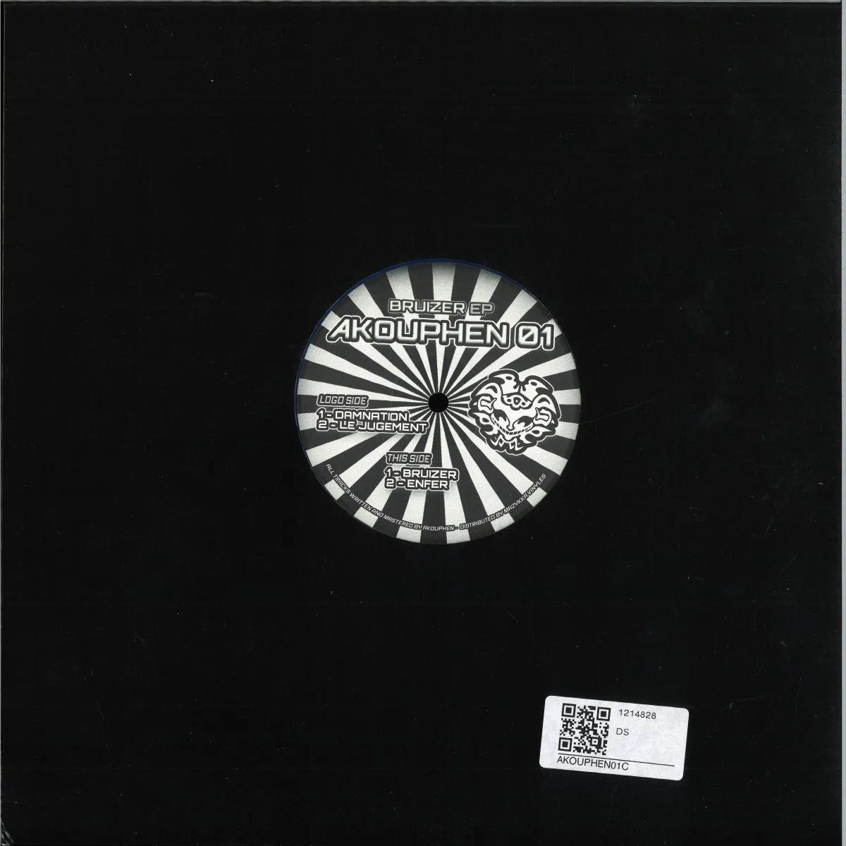 Back cover — Akouphen — Bruizer EP