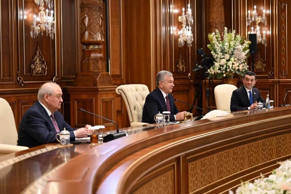 Өзбекстан Президенті Шавкат Мирзиёев Мұхтар Тілеубердіні қабылдады — Фотосурет 3