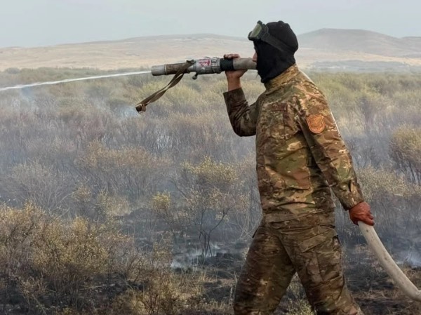 Степные пожары охватили несколько районов Карагандинской области: двое мужчин получили ожоги