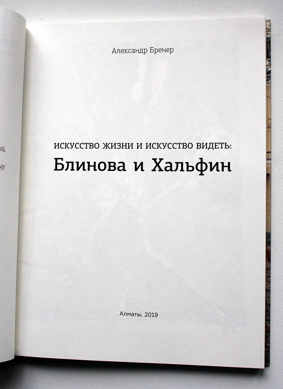 Бренер Александр. Искусство жизни и искусство видеть: Блинова и Хальфин